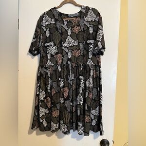 Agnes & Dora Animal Print Kahlo Dress M